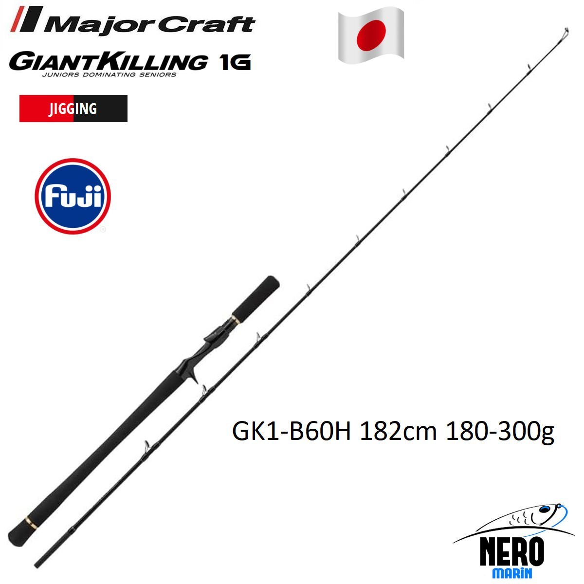 MC Giant Killing New GK1-B60H Jigging Kamış 182cm 180-300g