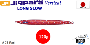 MC Jigpara Vertical Long Slow JPVLS-120gr #75 Red
