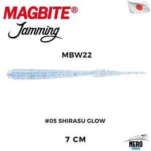 Magbite Jamming 7cm #05 Shirasu Glow Kokulu Silikon Yem (7 Adet)