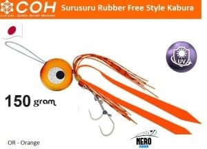 COH Kabura Slider Tai Rubber Jig 150gr. / OR