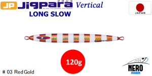 MC Jigpara Vertical Long Slow JPVLS-120gr #03 Red Gold