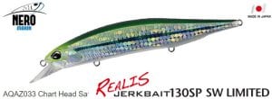 Duo Realis Jerkbait 130SP SW AQAZ033 Chart Head Sayori