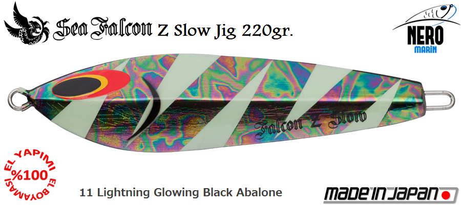 Sea Falcon Z Slow Jig 220gr. 11
