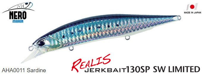 Duo Realis Jerkbait 130SP SW AHA0011 Sardine