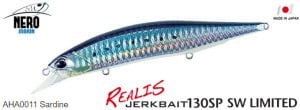 Duo Realis Jerkbait 130SP SW AHA0011 Sardine