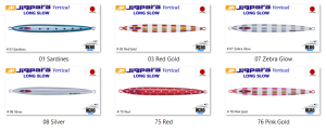 MC Jigpara Vertical Long Slow JPVLS-100gr #75 Red