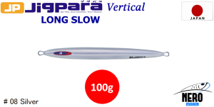 MC Jigpara Vertical Long Slow JPVLS-100gr #08 Silver
