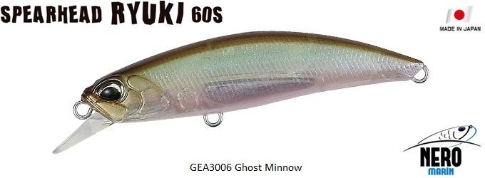 Spearhead Ryuki 60S GEA3006 / Ghost Minnow