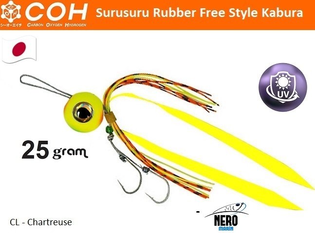 COH Kabura Slider Tai Rubber Jig 25gr. CL