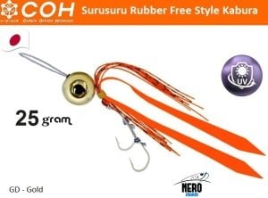 COH Kabura Slider Tai Rubber Jig 25gr. GD