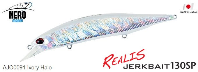 Duo Realis Jerkbait 130SP AJO0091 Ivory Halo
