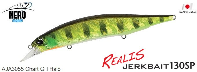 Duo Realis Jerkbait 130SP AJA3055 Chart Gill Halo