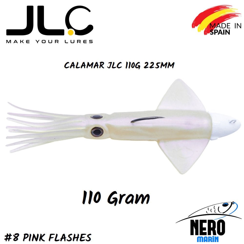 JLC Calamar Silikon Kalamar 110gr. #8 Pink Flashes