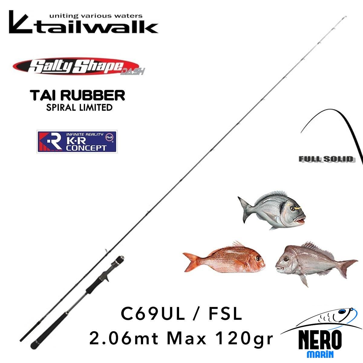 Tailwalk SSD Taigame C69UL/FSL 2.06mt / Max. 120gr.
