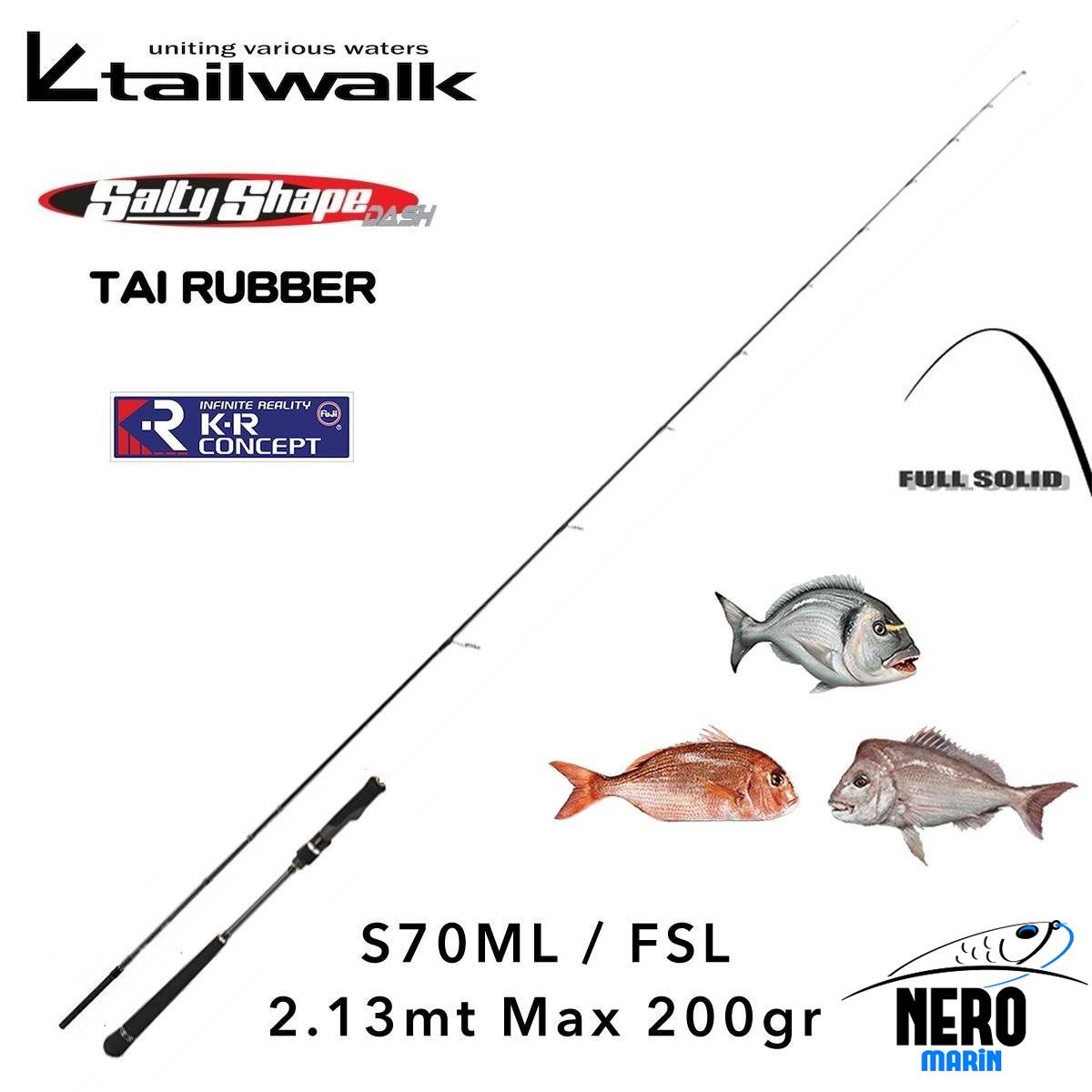 Tailwalk SSD Tai Rubber Full Solid Spiral S70ML/FSL 2.13. / Max. 200gr.