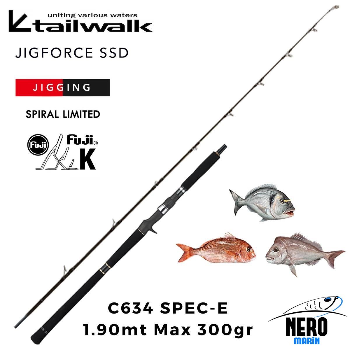 Tailwalk SSD Jig Force C634 SPEC-E 1.90mt. / Max. 300gr.