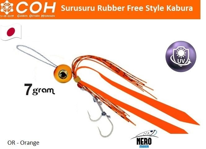 COH Kabura Slider Tai Rubber Jig 7gr. OR