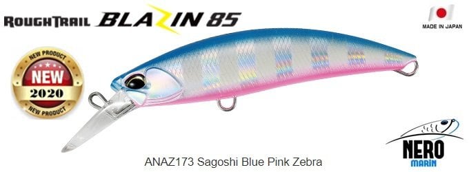 Duo Rough Trail Blazin 85 ANAZ173 Sagoshi Blue Pink Zebra