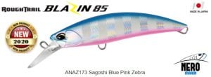 Duo Rough Trail Blazin 85 ANAZ173 Sagoshi Blue Pink Zebra