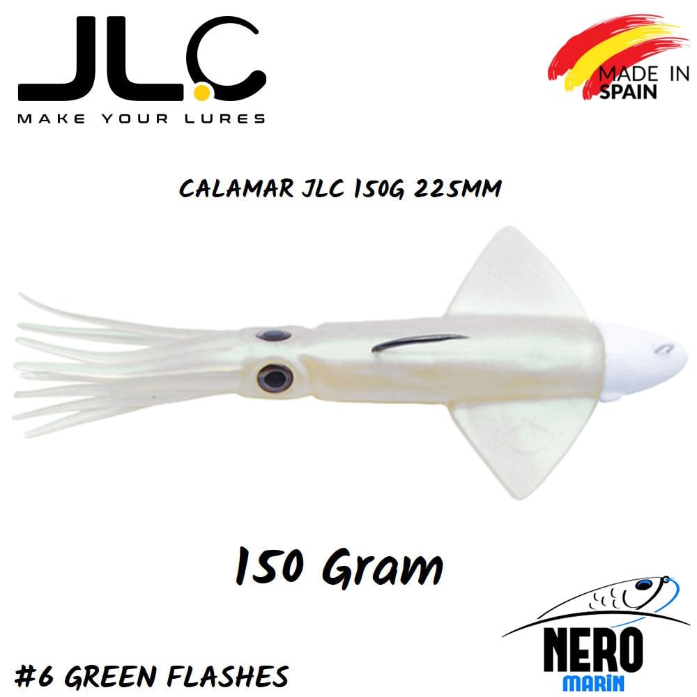 JLC Calamar Silikon Kalamar 150gr. #6 Green Flashes