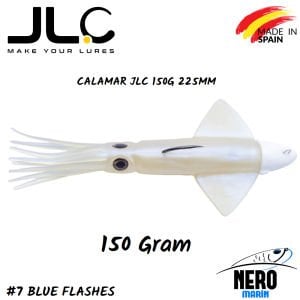 JLC Calamar Silikon Kalamar 150gr. #7 Blue Flashes