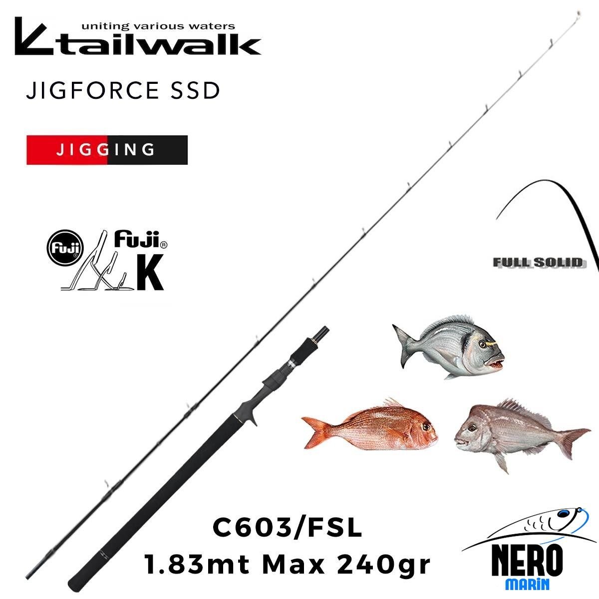 Tailwalk SSD Jig Force C603/FSL SETOUCHI EDITION 1.83mt. / Max. 240gr.