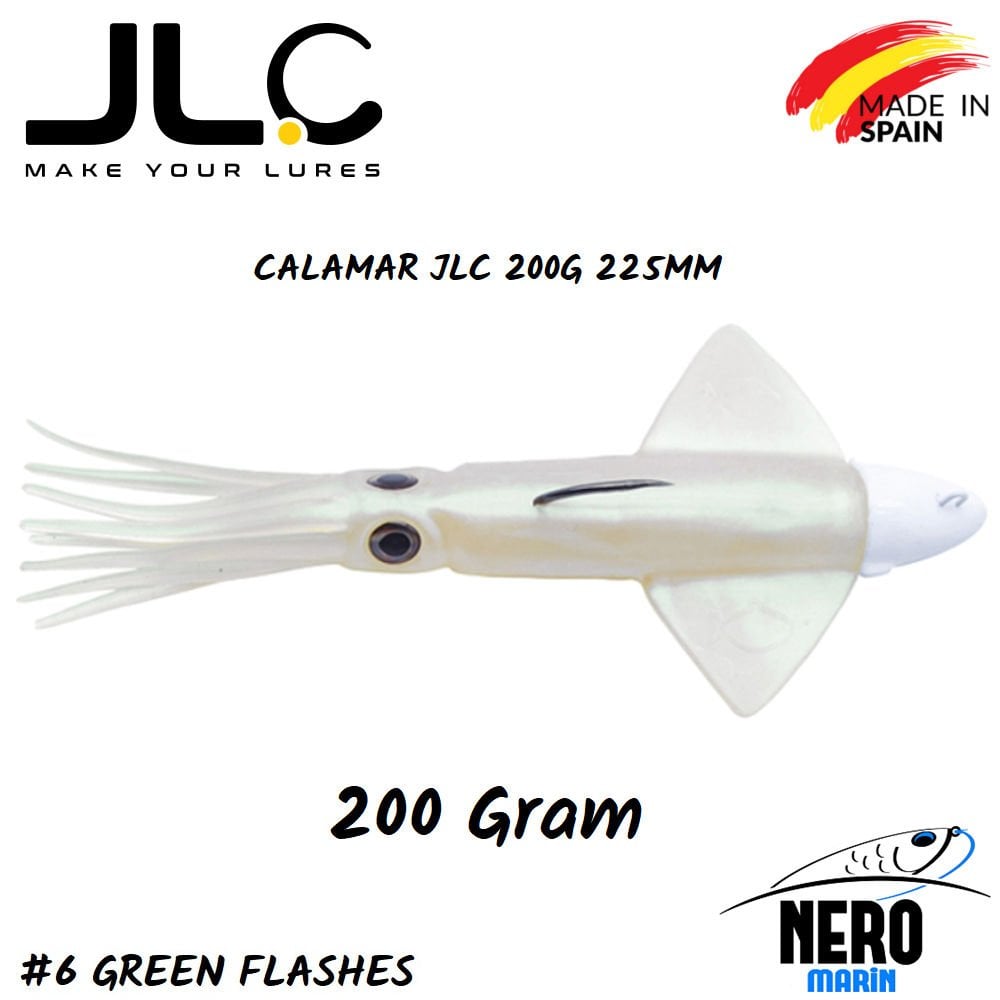 JLC Calamar Silikon Kalamar 200gr. #6 Green Flashes