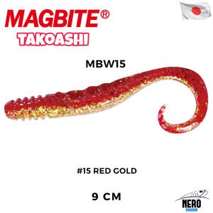 Magbite Slikon Ahtapot Bacağı 9cm #15 Red Gold (4 Adet)