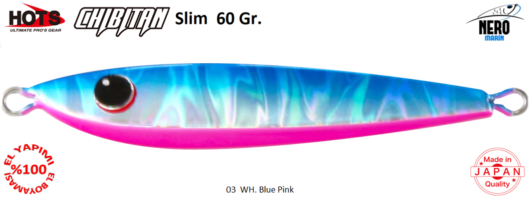 Hots Chibitan Slim Jig 60gr. 3 Wh Sardine