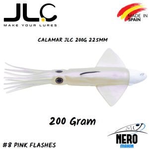 JLC Calamar Silikon Kalamar 200gr. #8 Pink Flashes