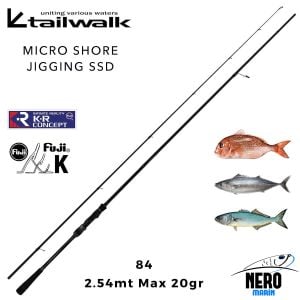 Tailwalk SSD Micro Shore Jigging Kamış 84 2.54mt. / Max. 20gr.