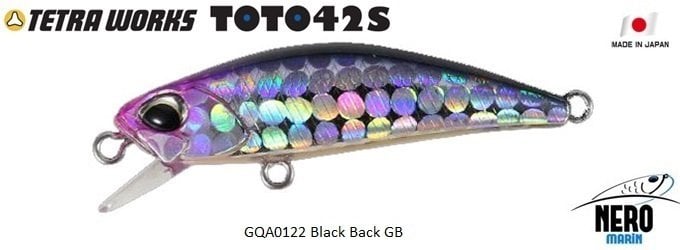 Tetra Works Toto 42S  GQA0122 / Black Back GB