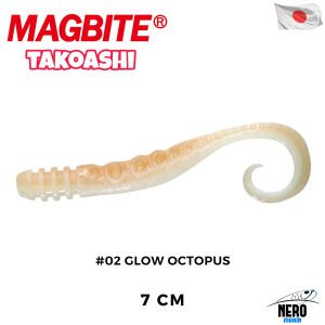 Magbite Slikon Ahtapot Bacağı 7cm #02 Glow Octopus (5 Adet)